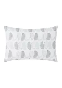 Gray Watercolor Half Circle Quilt Set