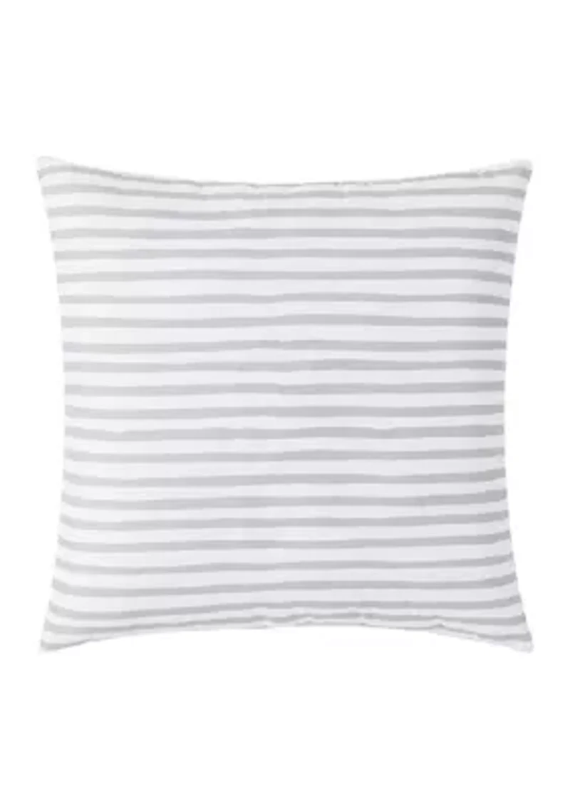 Gray Watercolor Half Circle Quilt Set