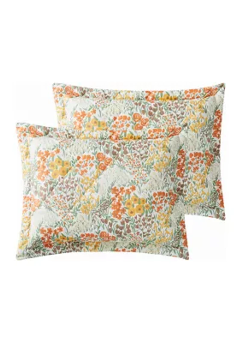 Harvest Floral Print Quilt Set