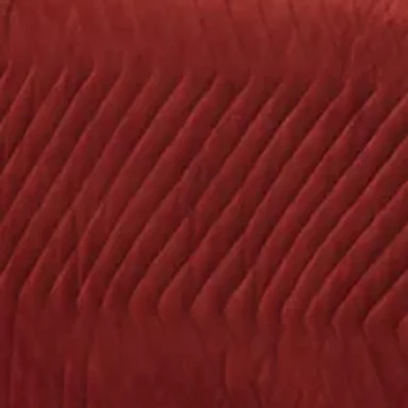 Chevron Velvet Quilt Set