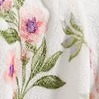 Wildflower Printed Plush Throw Blanket