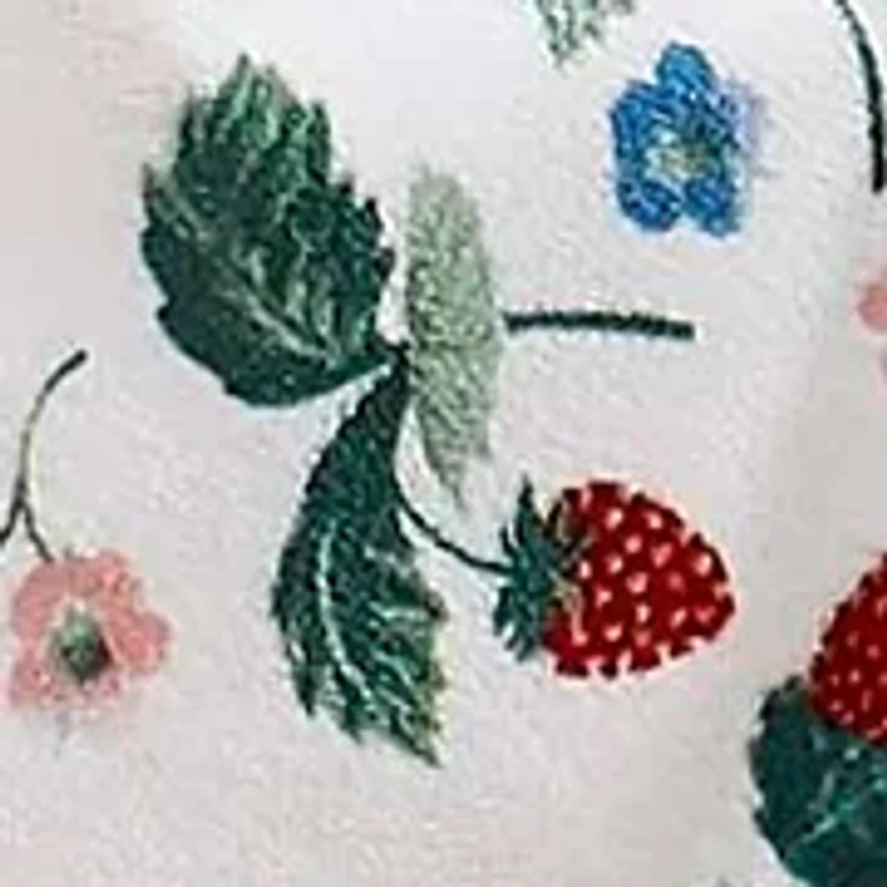 Berry Printed Plush Throw Blanket