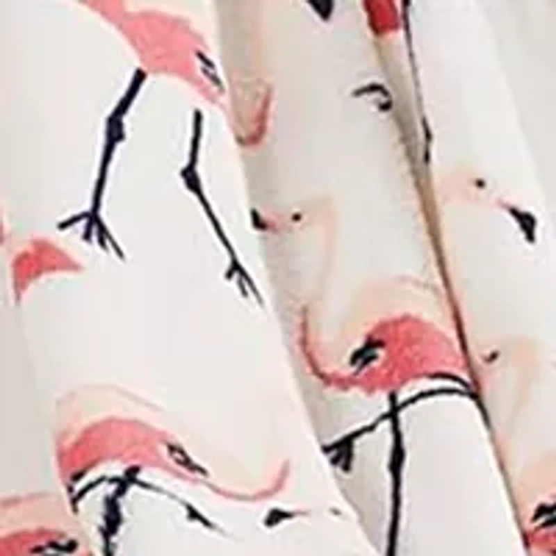Fun Flamingo Printed Plush Throw Blanket