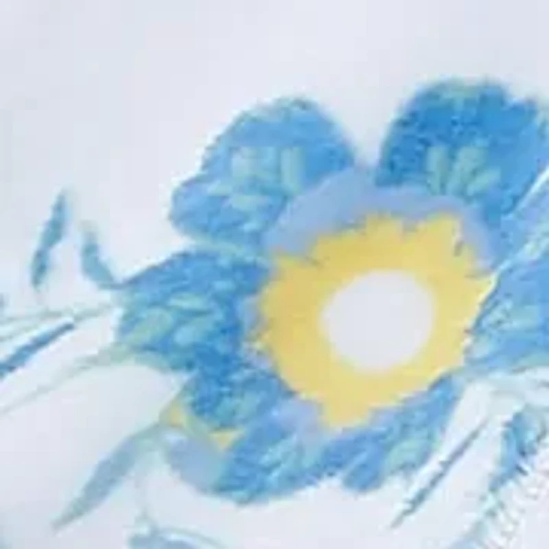 Spring Printed Plush Throw