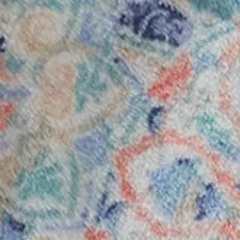 Multi Medallion Printed Plush Throw Blanket