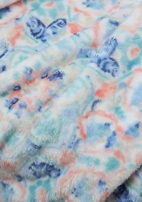 Multi Medallion Printed Plush Throw Blanket