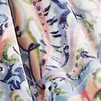 Multi Paisley Printed Plush Throw Blanket