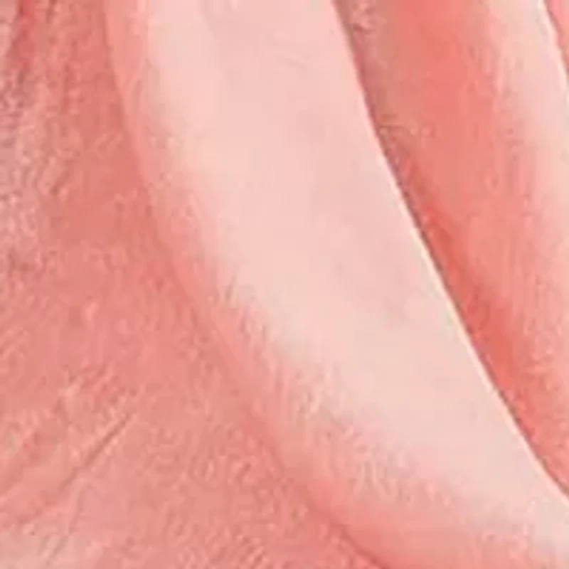 Murrex Shell Solid Plush Throw Blanket