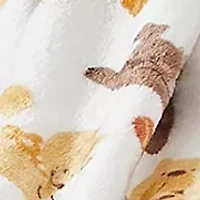 Dog Printed Plush Throw Blanket