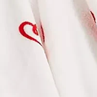 Petite Heart Printed Plush Throw Blanket