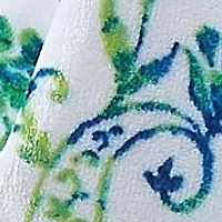 Spring Printed Plush Throw