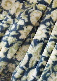 Printed Plush Throw