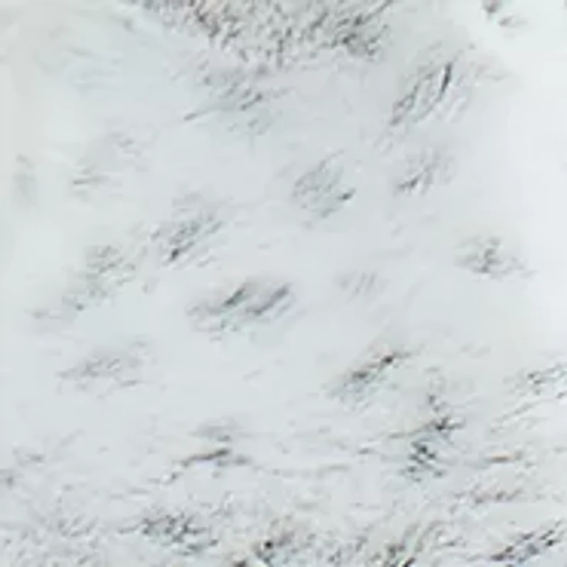 Snow Leopard Faux Fur Throw Blanket