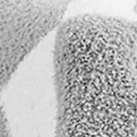 Gray Check Cozy Knit Throw Blanket