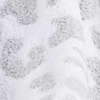 Leopard Feather Knit Throw Blanket