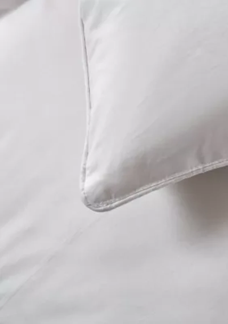 Light Warmth White Goose Feather Down Fiber Comforter