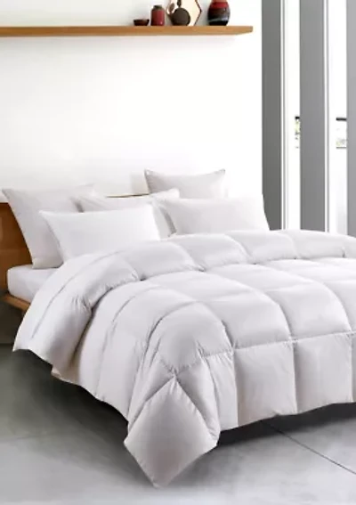 All Season White Down Fiber Comforter