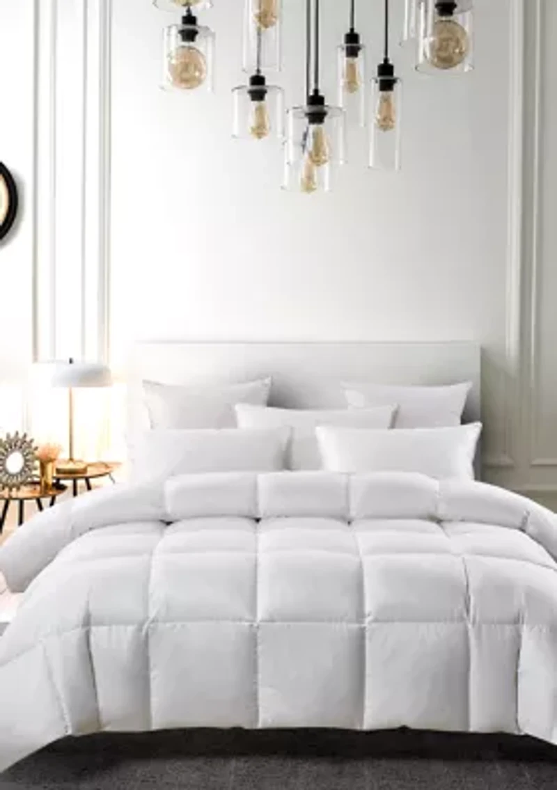 All Season White Down Fiber Comforter