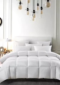 All Season White Down Fiber Comforter