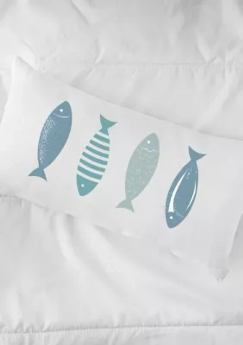 Fish Lumbar Throw Pillow