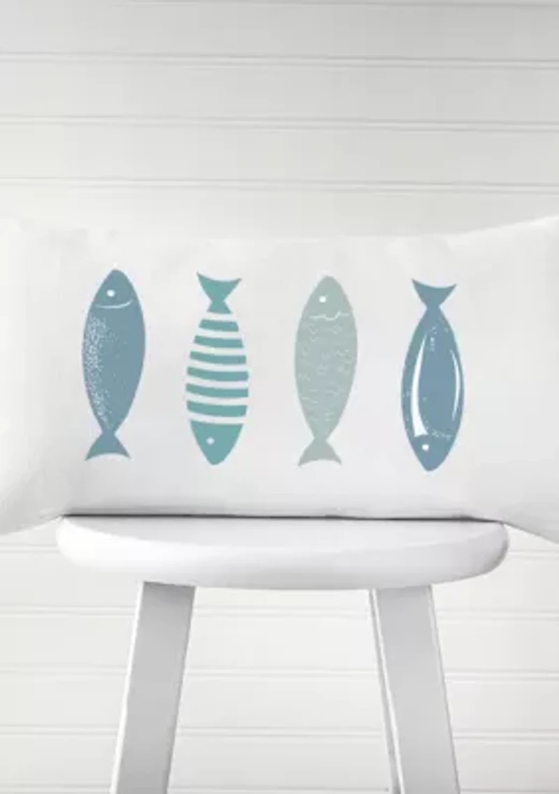 Fish Lumbar Throw Pillow