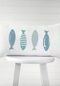Fish Lumbar Throw Pillow