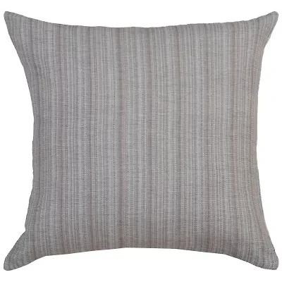 Stripe Natural/Rust 22" X Poly Filled Pillow
