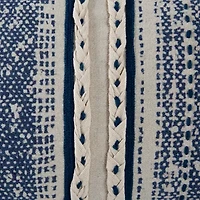Stripe Green/Natural 14" X 26" Poly Filled Pillow