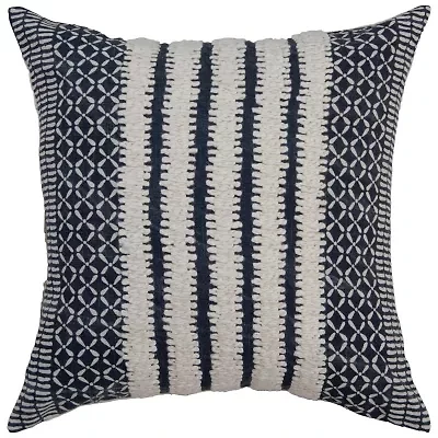 Stripe Green/Natural 20" X Poly Filled Pillow