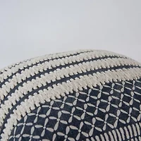 Stripe Green/Natural 20" X Poly Filled Pillow