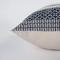 Stripe Green/Natural 20" X Poly Filled Pillow
