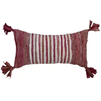 Stripe Natural 14" X 26" Poly Filled Pillow
