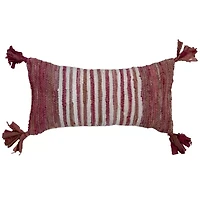 Stripe Natural 14" X 26" Poly Filled Pillow