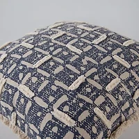 Abstract Green/Natural 20" X Poly Filled Pillow