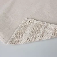 Stripe Natural/Dark Natural 20" X Poly Filled Pillow