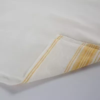 Stripe White/Dark Green 20" X Poly Filled Pillow
