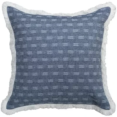 Stripe White/Red 20" X Poly Filled Pillow