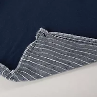 Stripe Blue/White 20" X Poly Filled Pillow