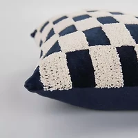 Geometric Brown/ Natural 14" X 20" Poly Filled Pillow