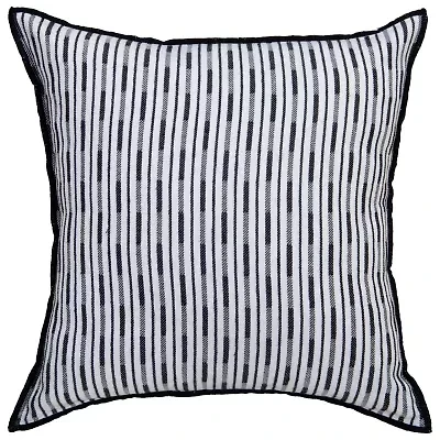 Stripe White/Terracottoa 20" X Poly Filled Pillow