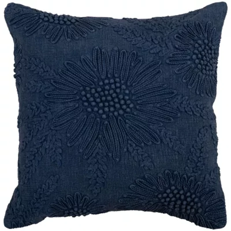 Botanical Grey 20" X Poly Filled Pillow