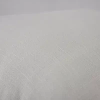 Solid Ivory/Saddle 20" X Poly Filled Pillow