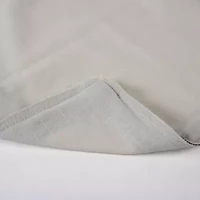 Solid Ivory/Saddle 20" X Poly Filled Pillow