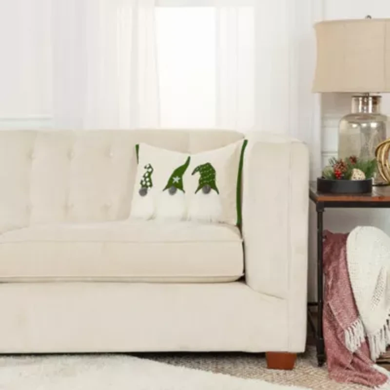 Red Gnome 14X20 Poly Filled Holiday Pillow