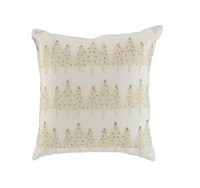 Gold Trees 18X18 Holiday Pillow Cover
