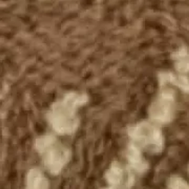 Brown Botanical 18x18 Pillow