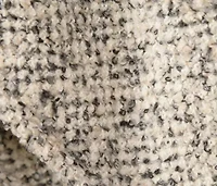 Green Fringe Poly/Boucle 50x60 Throw Blanket