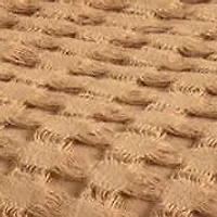 Brown Waffle Knit 50x60 Throw Blanket