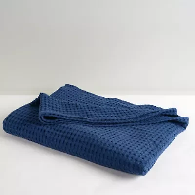 Brown Waffle Knit 50x60 Throw Blanket