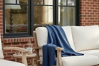 Brown Waffle Knit 50x60 Throw Blanket